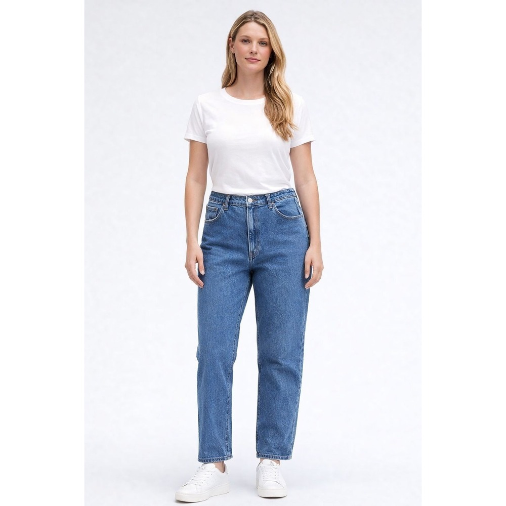ABERCROMBIE & FITCH 90s Relaxed Jeans High Rise 34/18s Curve Love Denim Straight
